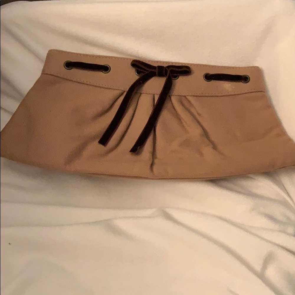 Tan suede clutch - Picture 1 of 4